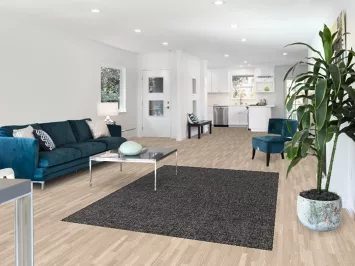 Contemporary Wool Modern Indian Area Rug 5x8