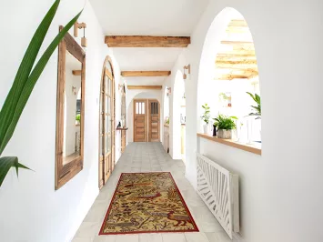 Animals Wool Design Ziegler Indian Runner Rug 3x8