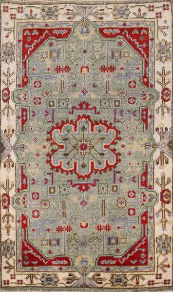 Geometric Heriz Serapi Indian Rug 3x5