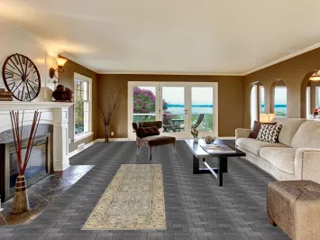 Light Blue Oushak Indian Runner Rug 3x10