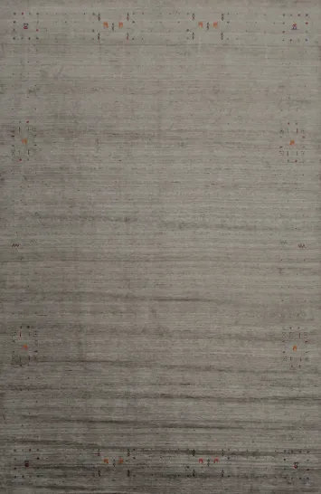 Refined Tone Gabbeh Area Rug 9x12 Perfect for a Subtle Statement