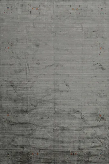 Luxurious Gray Gabbeh Area Rug 10x12 Enhancing Living Spaces