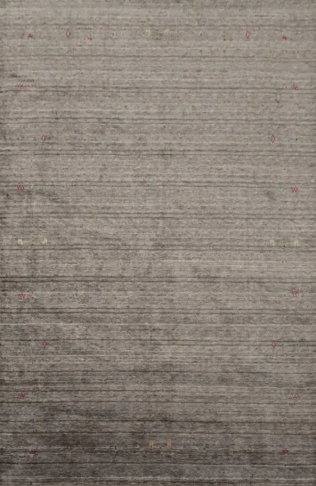 Subtle Gabbeh Area Rug 7x10 with Pops of Color for Stylish Interiors
