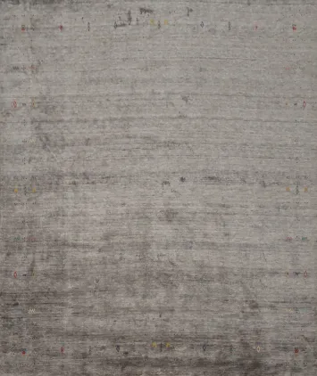 Chick Textured Gabbeh Area Rug 10x10 Perfect for Minimalist Spaces