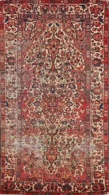 Handmade Wool Bakhtiari Persian Area Rug 5x10