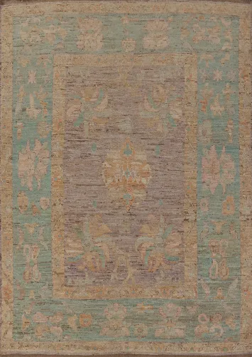 Handmade Wool Oushak Turkish Area Rug 8x10