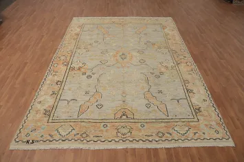 Handmade Wool Oushak Turkish Area Rug 8x12