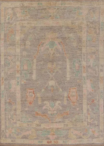 Handmade Wool Oushak Turkish Area Rug 8x10