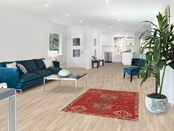 Red Geometric Wool Qashqai Persian Rug 4x5