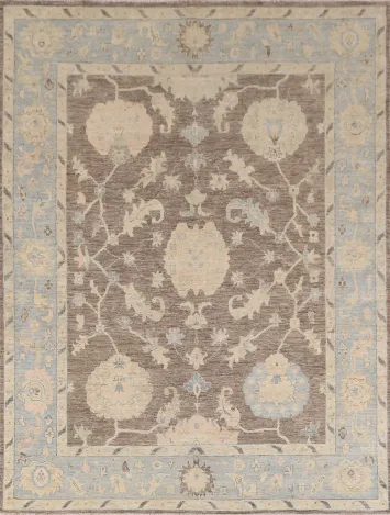 Vegetable Dye Oushak Turkish Area Rug 8x10