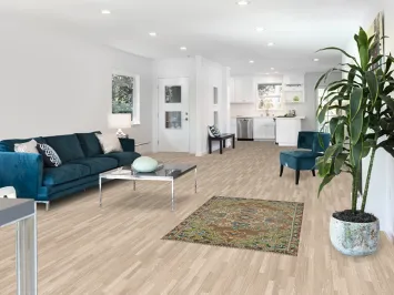 Brown Geometric Tabriz Persian Rug 3x5