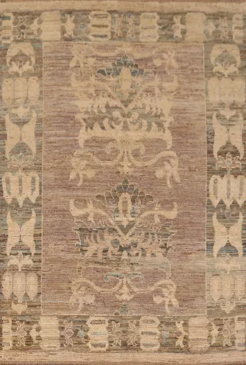 Vegetable Dye Oushak Turkish Area Rug 6x8