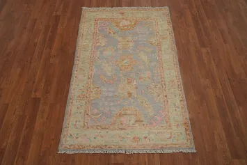 Vegetable Dye Oushak Turkish Accent Rug 3x5