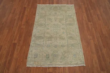Vegetable Dye Oushak Turkish Rug 3x5