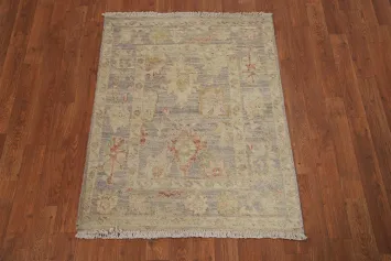 Vegetable Dye Oushak Turkish Accent Rug 2x3