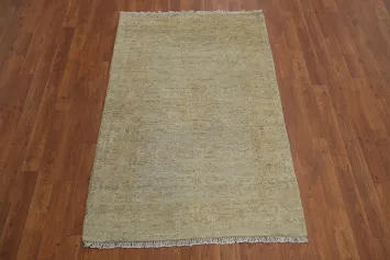 Vegetable Dye Oushak Turkish Rug 3x5