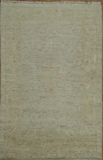 Vegetable Dye Oushak Turkish Rug 3x5