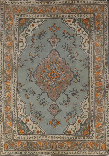 Traditional Wool Tabriz Persian Area Rug 8x11
