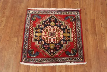 Square Geometric Abadeh Persian Rug 2x2