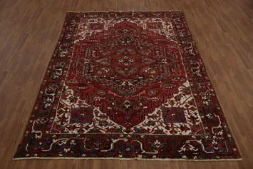 Handcrafted Heriz Persian Area Rug 8x10 for Sophisticated Spaces