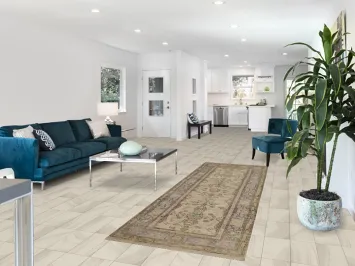 Vegetable Dye Oushak Turkish Runner Rug 3x10