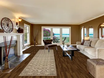 Vegetable Dye Oushak Turkish Runner Rug 3x15