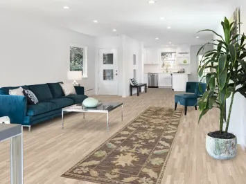 Gray/ Brown Oushak Vegetable Dye Runner Rug 3x13