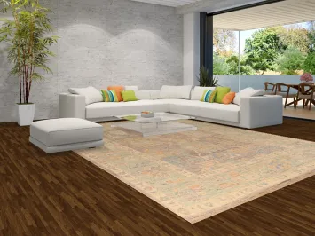 Vegetable Dye Oushak Turkish Large Rug 10x14