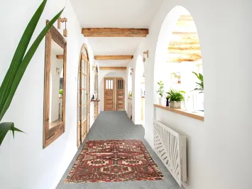 Handmade Wool Bakhtiari Persian Area Rug 3x6