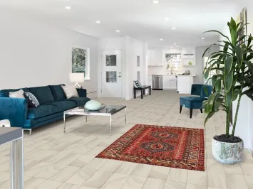 Vintage Geometric Shiraz Persian Rug 4x6