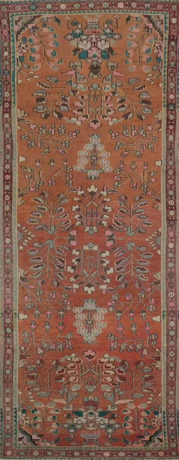 Rustic Lilian Persian Runner Rug 3x11 with Classic Ornamental Designs