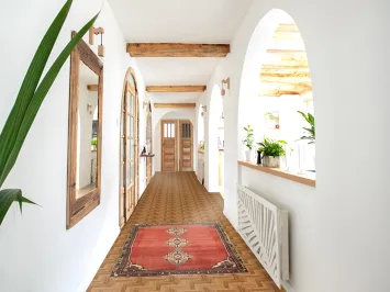 Handmade Wool Sirjan Persian Rug 3x5