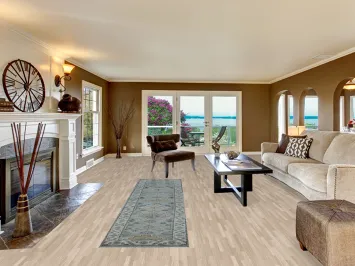 Geometric Oushak Indian Runner Rug 2x10