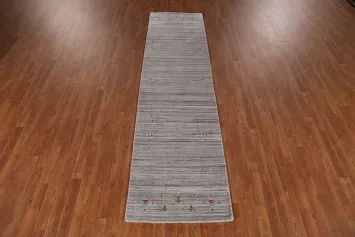 Handmade Gabbeh Oriental Runner Rug 3x10