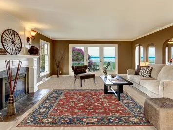 Handmade Wool Heriz Serapi Indian Area Rug 8x10