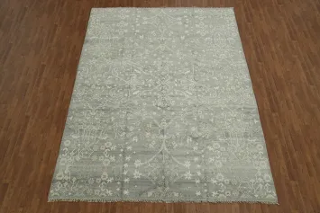 Classic Gray Rug with Exquisite Intricate Detailing 9z12