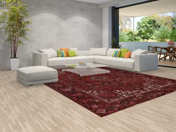 Vintage Heriz Persian Area Rug 10x13