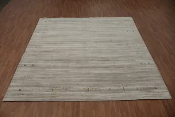 Sleek Gabbeh Area Rug 10x10 Perfect for Minimalist Home Decor