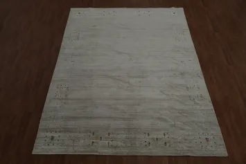 Refined Gabbeh Area Rug 9x12 Blends Seamlessly into Any Elegant Decor