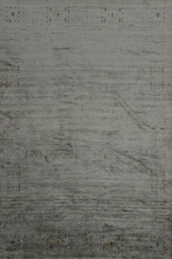 Elegant Gabbeh Area Rug 9x12 with Subtle Pattern for Modern Interiors