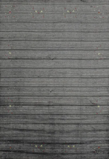 Sophisticated Gabbeh Area Rug 8x10 with Artistic Colored Details