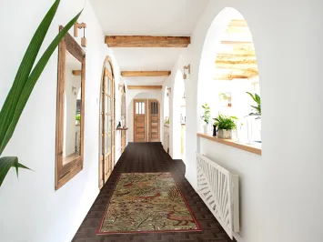 Animals Light Green Ziegler Indian Runner Rug 3x8