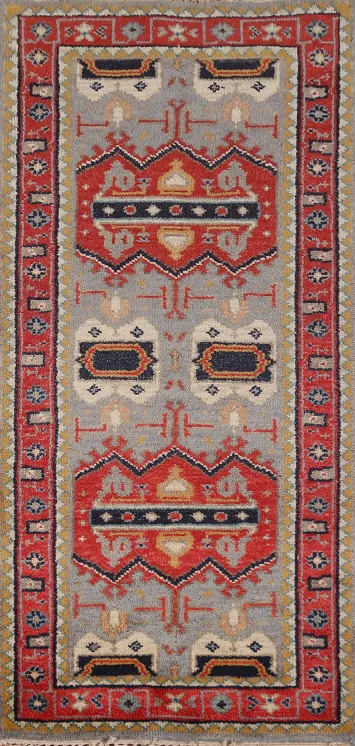 Handmade Wool Heriz Serapi Indian Rug 3x6