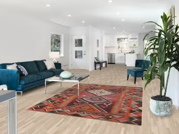 Vegetable Dye Kilim Qashqai Persian Rug 6x7