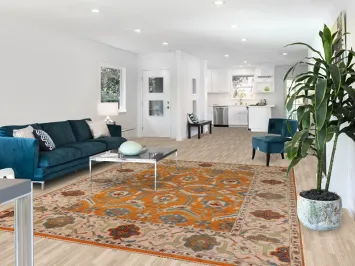 Handmade Wool Heriz Serapi Indian Area Rug 8x10