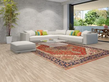 Geometric Heriz Serapi Indian Area Rug 9x12