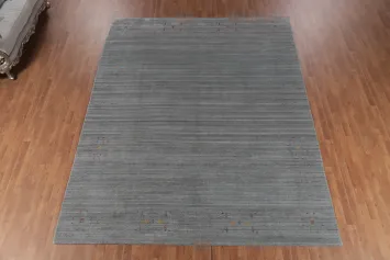 Tribal Gray Gabbeh Oriental Area Rug 9x11