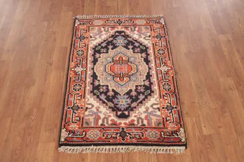 Geometric Heriz Serapi Indian Rug 2x3