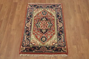 Geometric Heriz Serapi Indian Rug 2x3