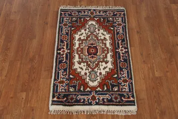 Geometric Heriz Serapi Indian Rug 2x3